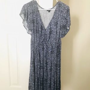 Torrid purple paisley dress